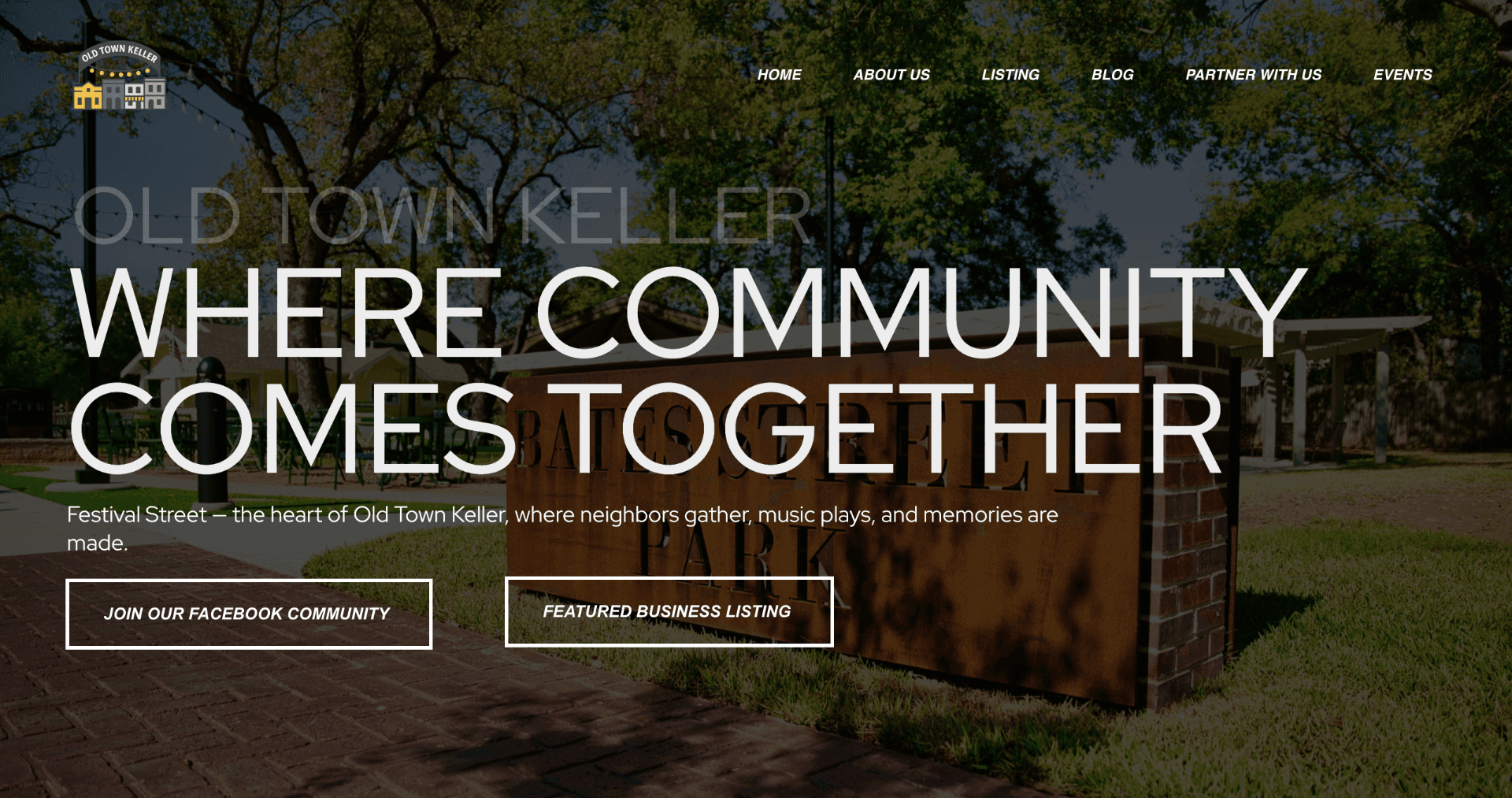 Old Town Keller — Where Community Comes Together