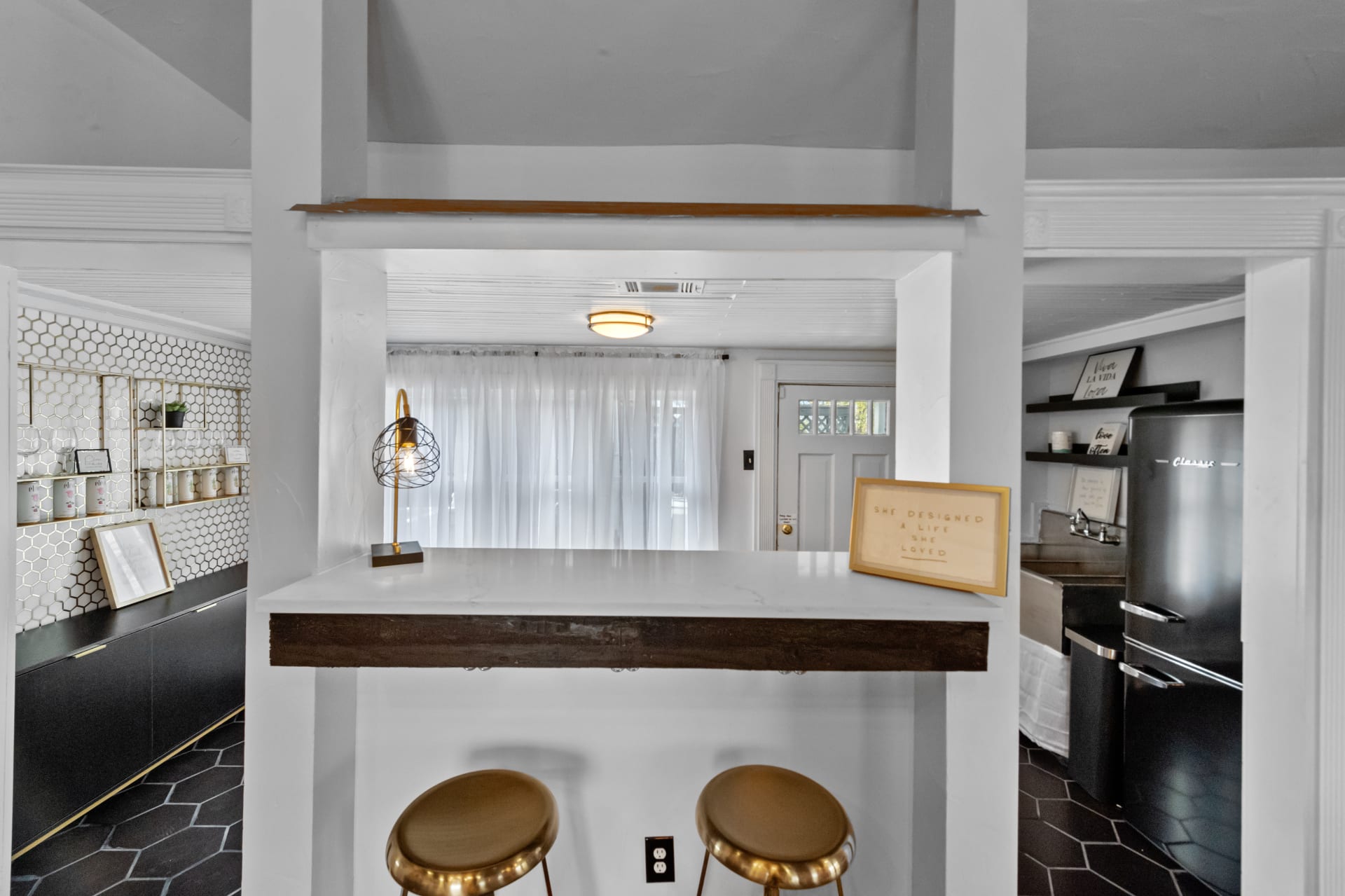 139 Olive — bar and kitchen detail