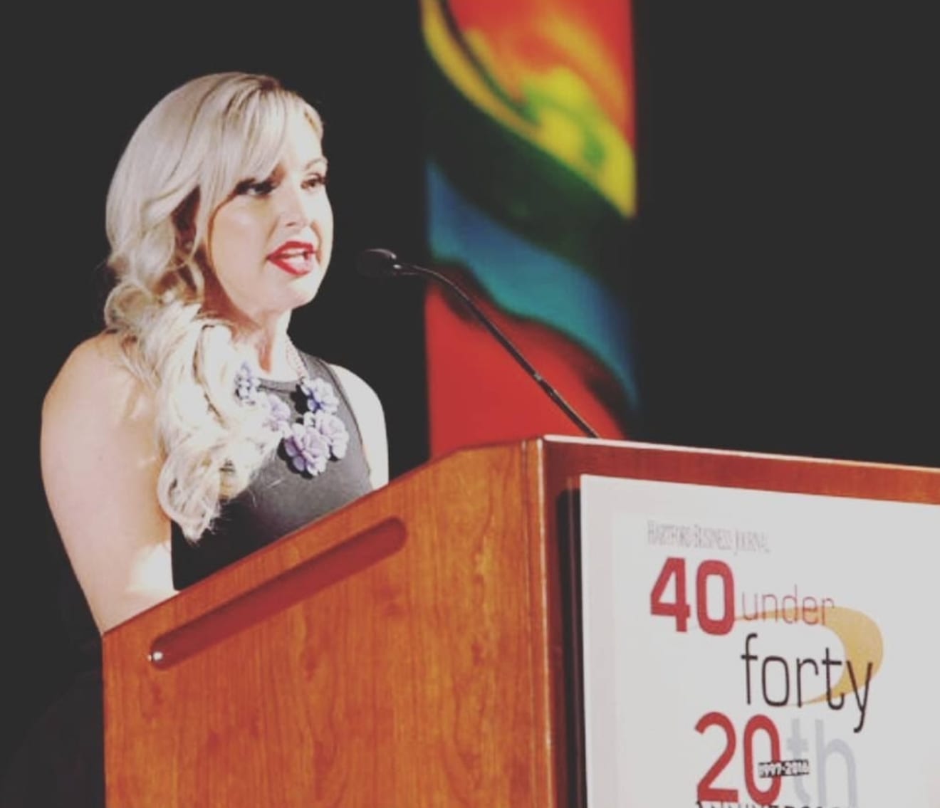 Keynote moment — 40 Under Forty